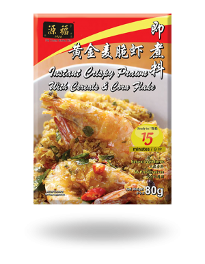 BOX29 INSTANT CRISPY PRAWN WITH CEREALS AND CORN FLAKE 80G